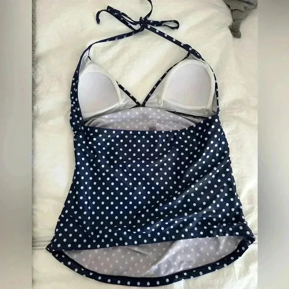 Maternity tankini swim top polka dots - Picture 3 of 3